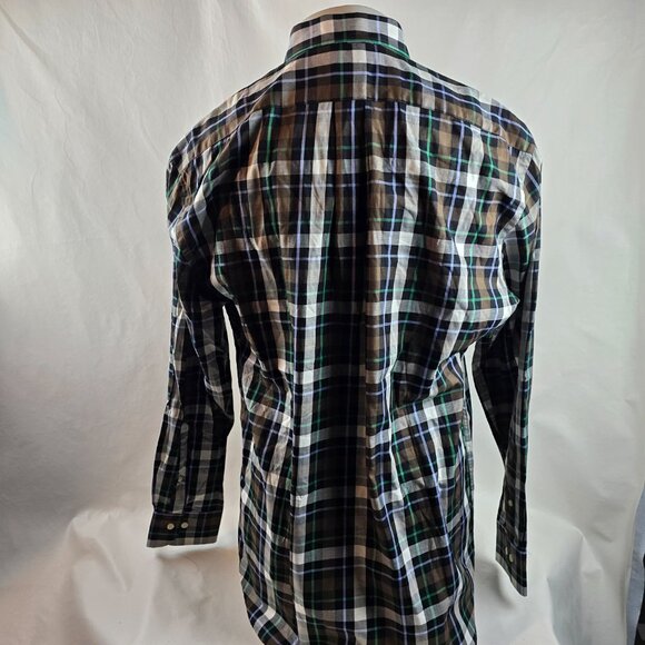 Peter Millar Shirt Mens Large Plaid Button Up Cotton Dress Casual Preppy Bundle - Picture 14 of 16